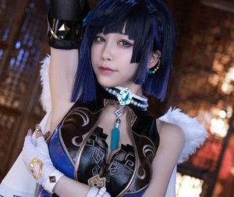 水淼aqua_cos夜兰 | 水淼aqua在《原神》cos“兰姨”夜兰