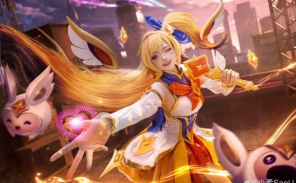 小柔SeeU cos作品 | 小柔SeeU在《英雄联盟》 cos萨勒芬妮