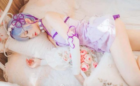 桜桃喵cos作品 | 桜桃喵在《Re：从零开始的异世界生活》cos蕾姆