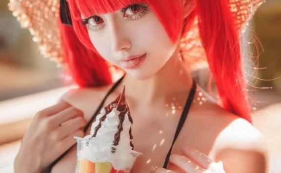 沖田凜花Rinka cos作品 | 沖田凜花Rinka在《碧蓝航线》cos火奴鲁鲁号