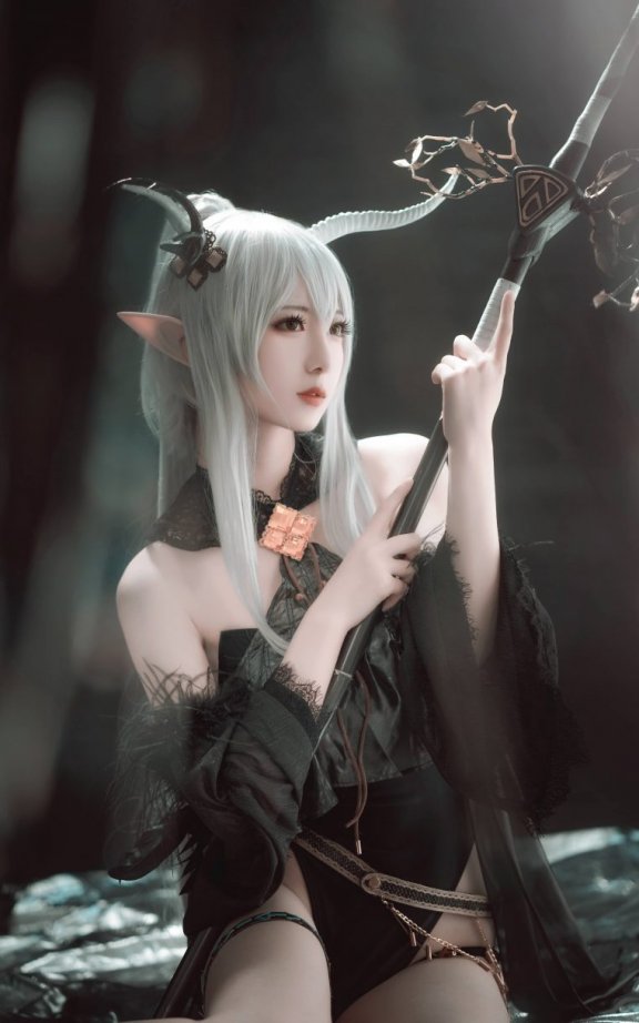 弥音音ww_cos图集 | 弥音音_明日方舟·闪灵cos [16P-166MB]