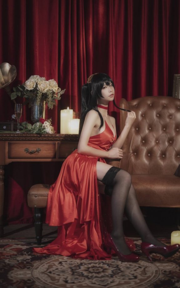 爱老师_PhD cos大凤  | 爱老师PhD_碧蓝航线·大凤礼服cos作品 [6P-50MB]