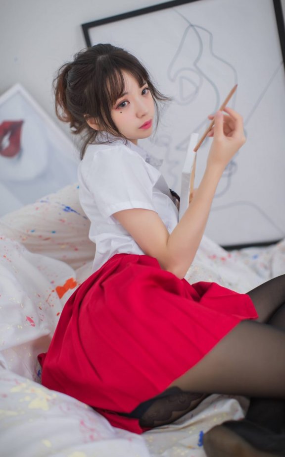 疯猫ss cos作品 | 疯猫ss_画室jk cosplay [23P-172MB]