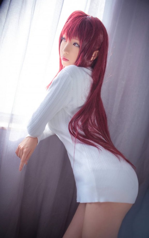 青青子JS cosplay | 青青子JS_FGO·斯卡哈毛衣cos图包 [9P-41MB]