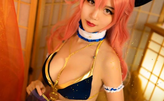 抖娘-利世cos玉藻前 | 抖娘-利世_FGO·玉藻前舞娘cos作品 [37P1V-189MB]