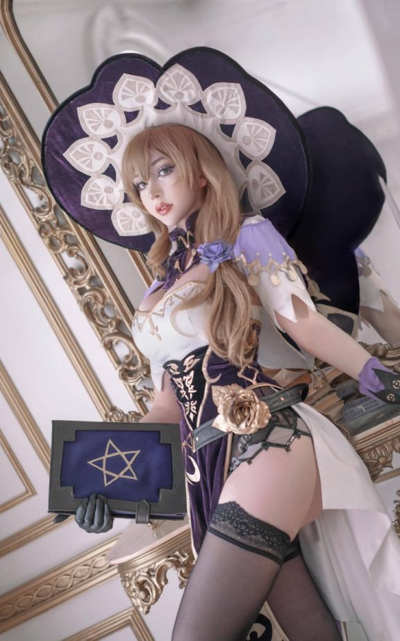 Sayathefox cos丽莎 | Sayathefox_原神·丽莎Lisa cos作品 [10P-66MB]