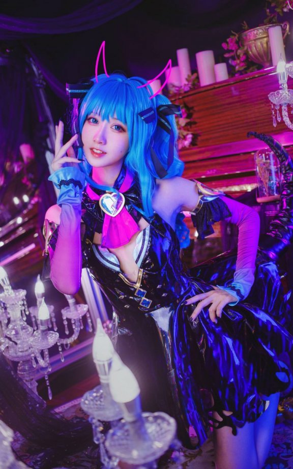 木棉棉OwO cos作品 | 木棉棉OwO_miku小恶魔·初音未来cos [19P-221MB]