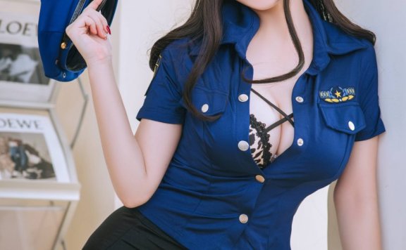 日奈娇cos作品 | 椎名莜(日奈娇)_豹纹女警cosplay [111P-1.38GB]