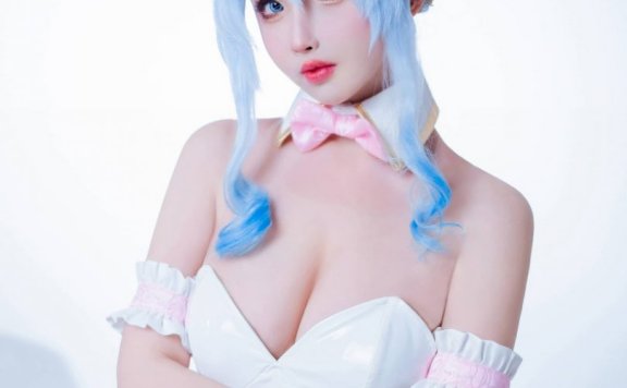 rioko凉凉子cos雪女 | rioko凉凉子(肉扣热热子)_雪女兔女郎cos [48P6V-817MB]