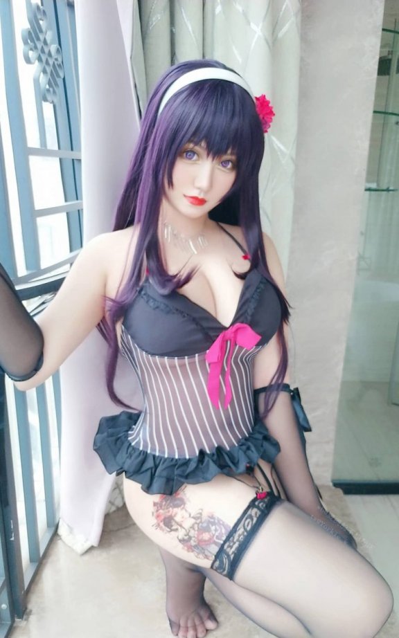 夏鸽鸽不想起床cos图包 | 夏鸽鸽不想起床_路人女主·霞之丘诗羽cos [43P2V-80MB]