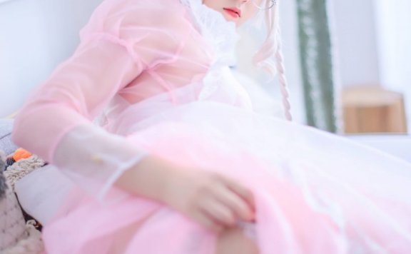 Akisoso秋楚楚_女仆cos作品 | Akisoso秋楚楚_粉色透明女仆cos [21P-335MB]