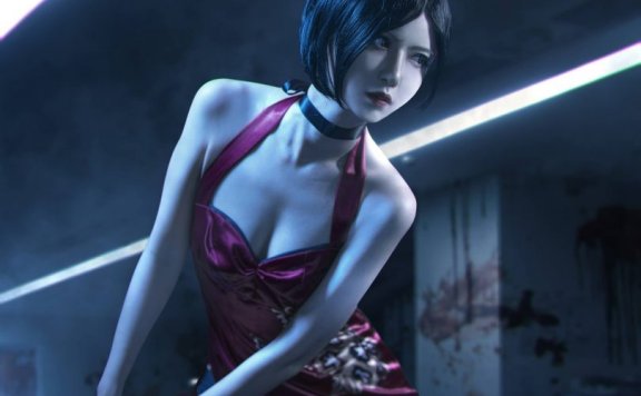 Shika小鹿鹿cos艾达王 | Shika小鹿鹿_生化危机·艾达王旗袍cos [14P-140MB]