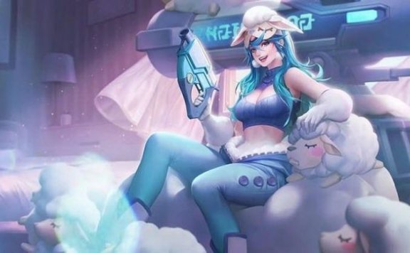 泰国女coser@pang3pong在《传说对决》中化身“甜梦时光”希露卡