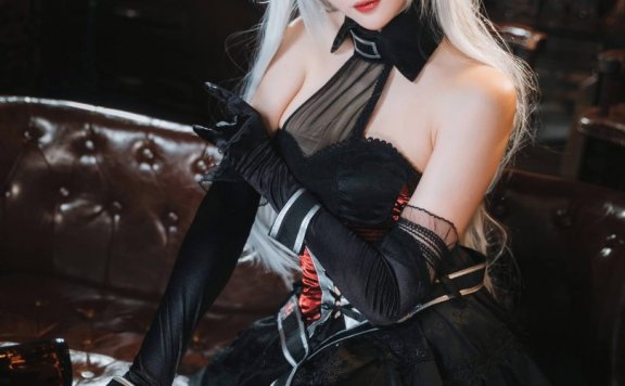 瓜希酱_碧蓝航线cos系列 | 瓜希酱_欧根亲王·沉醉于夜cos作品 [20P-150MB]