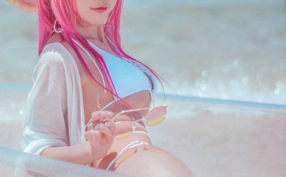 水淼aqua cos絮库夫 | 水淼aqua_碧蓝航线·絮库夫泳装cos作品 [35P-41MB]