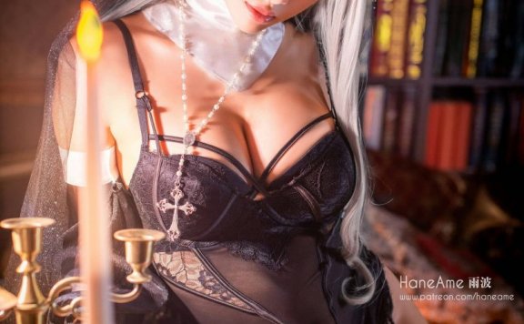 雨波_HaneAme cos修女 | 雨波HaneAme_Sinful nun·修女cos作品 [18P-8.35MB]