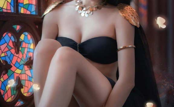 HENTAI狩子cosplay《鬼刀》风铃公主,舞动御姐的诱人魅力