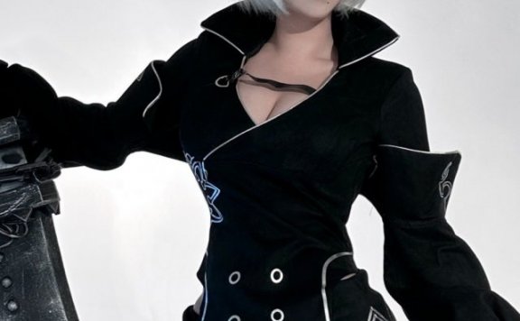 [尼尔：机械纪元]菌烨TAKO_cos尤尔哈2B，酷炫性感惊艳亮相