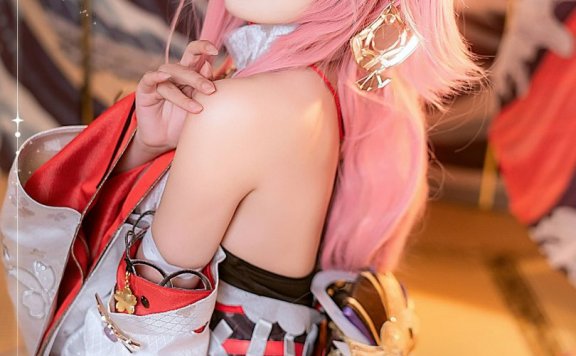 阳炎型小菠萝cos八重神子 | 阳炎型小菠萝_原神·八重神子cos作品 [17P-97MB]