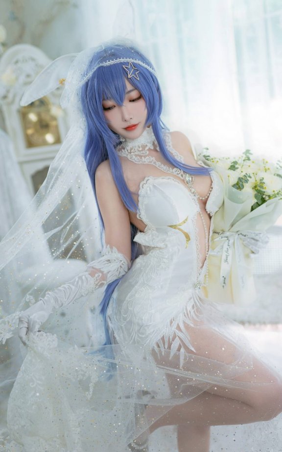 宮本桜cos花园 | 宮本桜_碧蓝航线·新泽西 花园花嫁cos [27P-307MB]