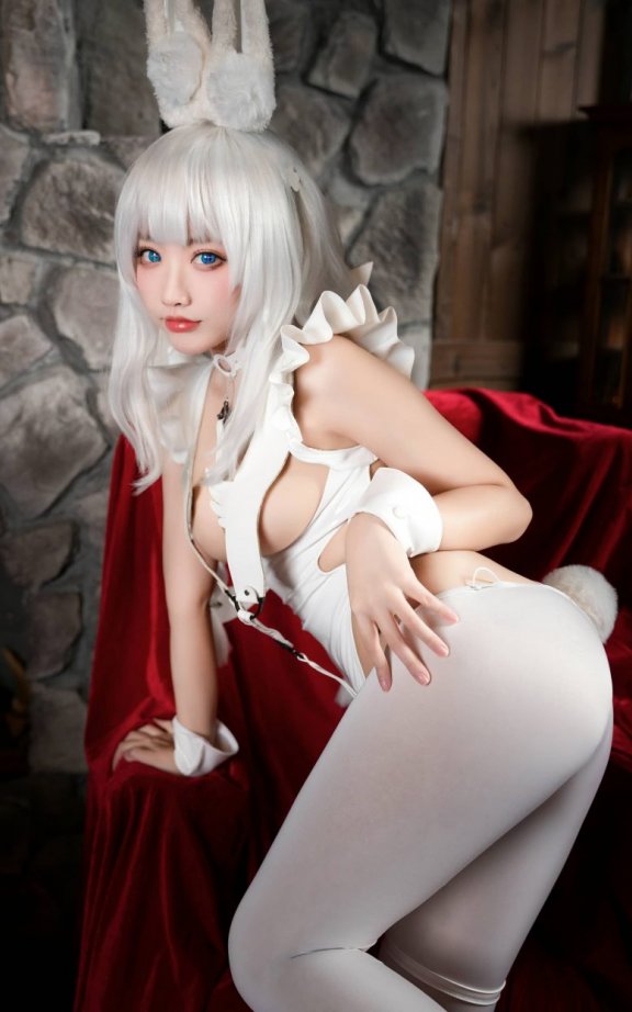 宮本桜cos恶毒 | 宮本桜_碧蓝航线·恶毒 懒懒的白兔cos [35P-456MB]