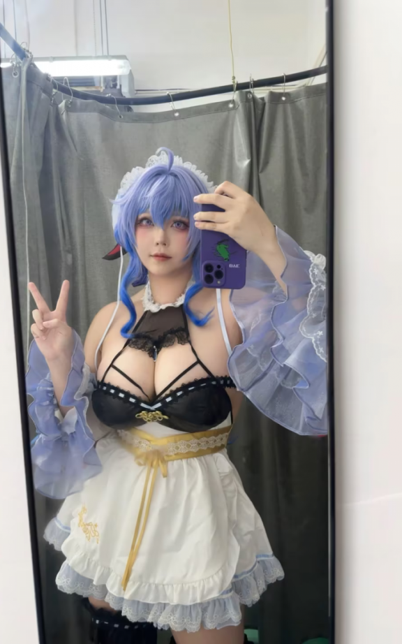 菌烨tako cos甘雨 | 菌烨tako_原神·甘雨cos作品 [10P-32MB]