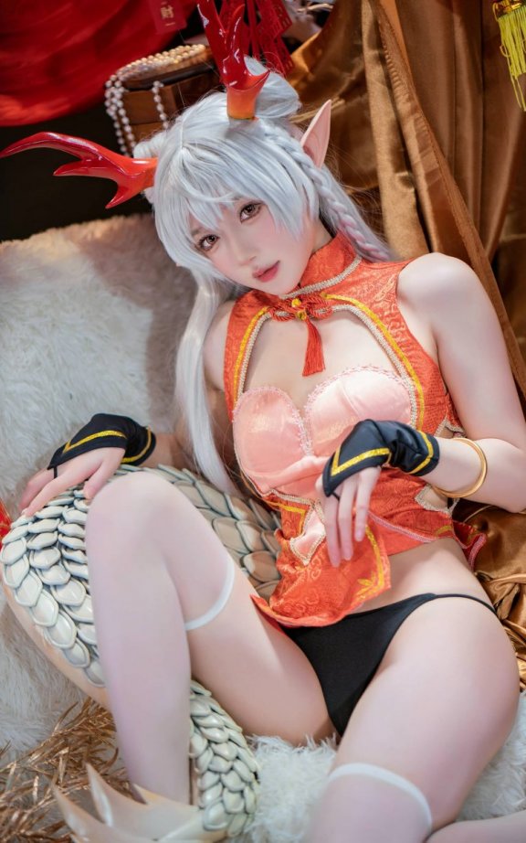 阿包也是兔娘cos龙妹 | 阿包也是兔娘_新春贺图·龙妹cos作品 [44P1V-1.27GB]