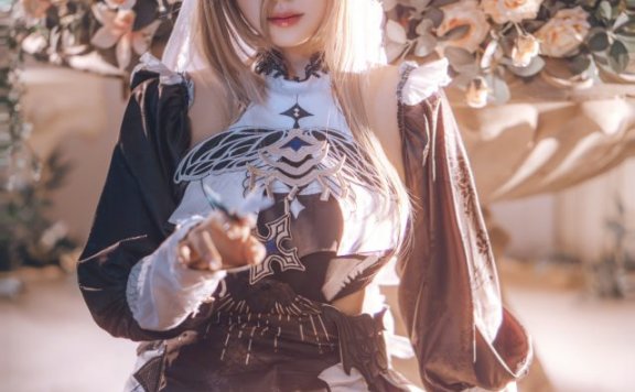 [崩坏3]shiro希若cos阿波尼亚，性感崩坏女神美得令人心动不已