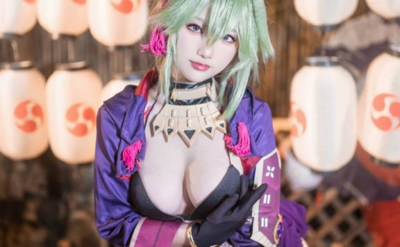 七七娜娜子cos久岐忍 | 七七娜娜子_原神·久岐忍同人cos作品 [41P9V-323MB]