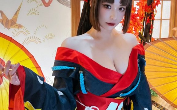 贤儿sherry cos《阴阳师》妖刀姬，美丽如画，性感惊艳无比！