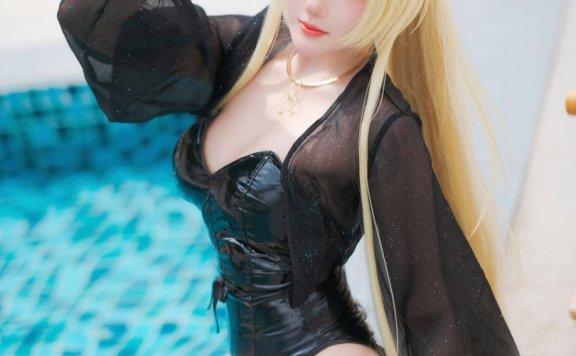 瓜希酱cos俾斯麦 | 瓜希酱_碧蓝航线·俾斯麦 泳装cos [20P-61MB]