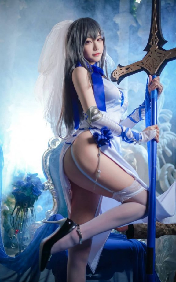 沧霁桔梗cos路易九世 | 沧霁桔梗_碧蓝航线·路易九世cos [16P-89MB]