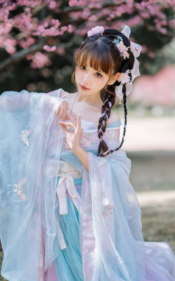 紫氯氯cos古典美女 | 紫氯氯_二月梅花·古典美女cos作品 [18P-87MB]