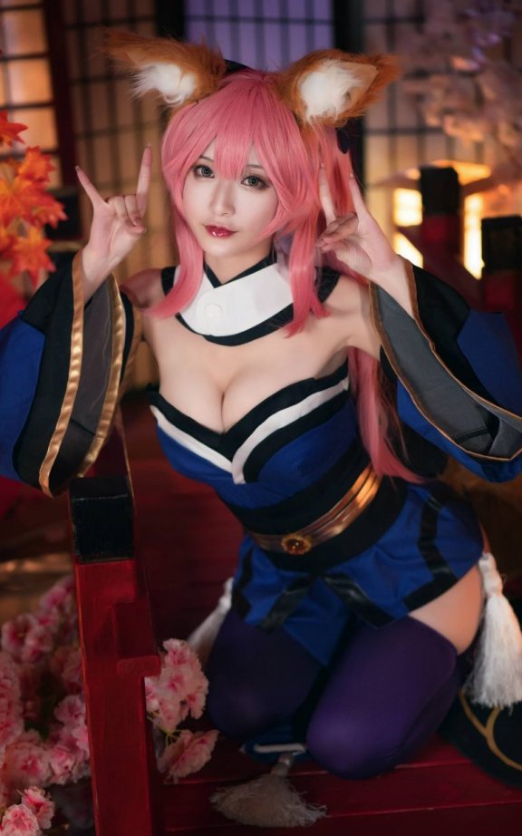 铁板烧鬼舞w cos玉藻前 | 铁板烧鬼舞w_FGO·玉藻前本子(4套) cos [92P-1.37GB]