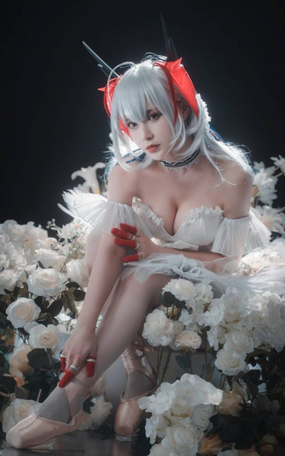 铁板烧鬼舞w cos W | 铁板烧鬼舞w_明日方舟·W 芭蕾cos作品 [18P-153MB]