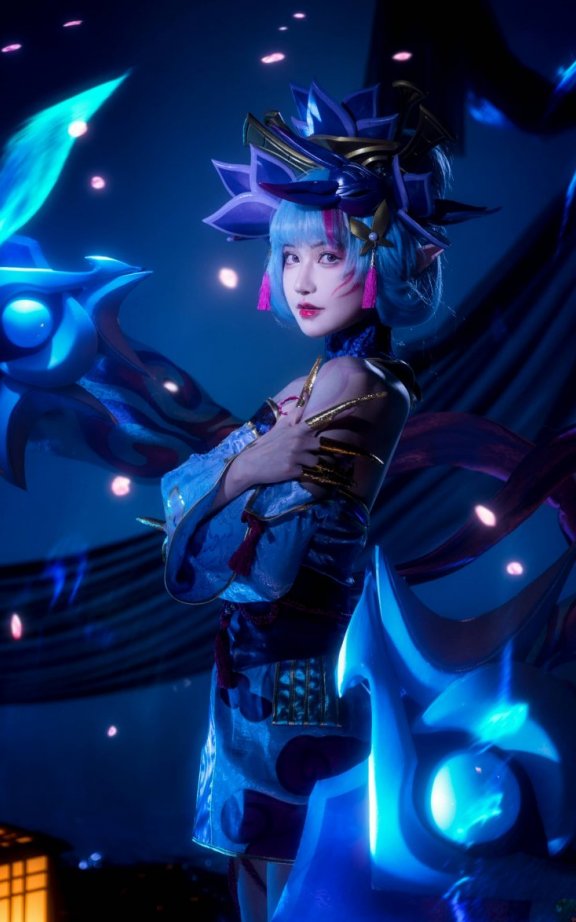 露兒大魔王cos伊芙琳 | 露兒大魔王_英雄联盟·伊芙琳cos [15P-209MB]