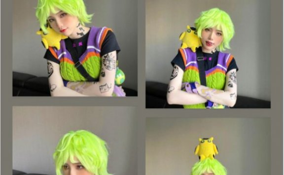 辣妹coser Mao在《无畏契约》化身女版盖可，让游戏玩家“堕落”