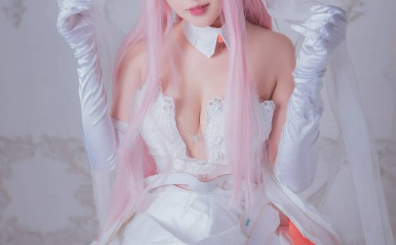 妍子坚不可摧cos零二 | 妍子坚不可摧_FRANXX·零二 花嫁cos [18P-80MB]