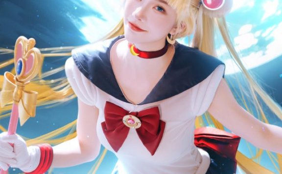 梁尘cos《美少女战士》月野兔,再现神级现实版月亮女神