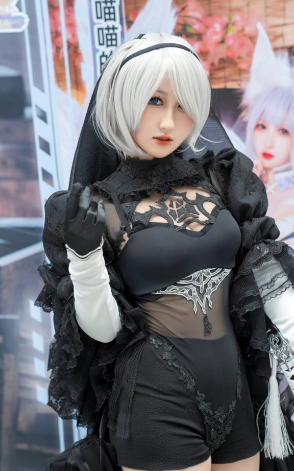 喵喵的喵吖cos尤尔哈2B | 喵喵的喵吖_尼尔机械纪元·2B cos [12P-93MB]