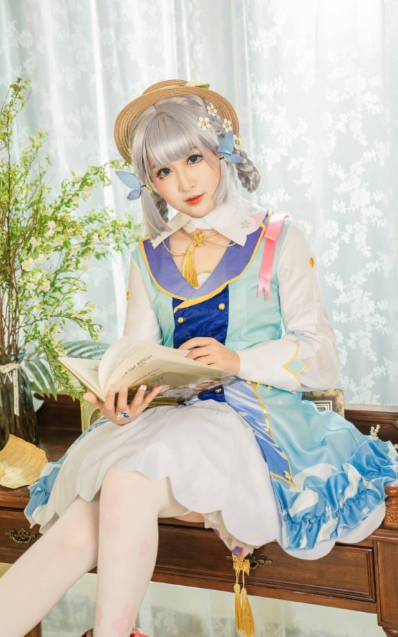 喵喵的喵吖cos神里绫华 | 喵喵的喵吖_原神·神里绫华cos作品 [19P-97MB]