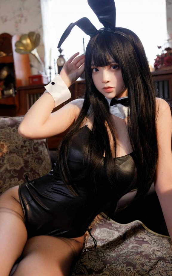 疯猫ss cos_珍藏版1 | 疯猫ss_兔女郎·黑色哑光兔cos作品 [50P-1.41GB]