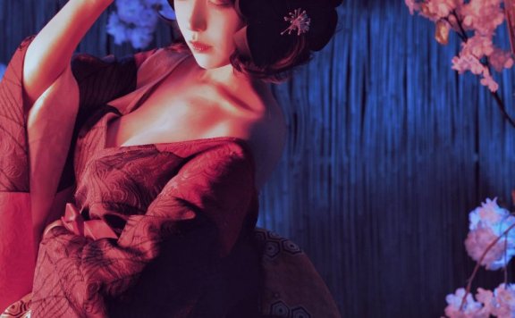 Shika小鹿鹿cos葛饰北斋 | Shika小鹿鹿_FGO·葛饰北斋和服cos [14P-66MB]