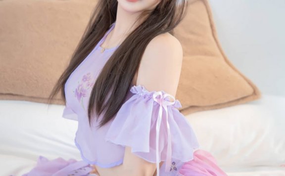 神楽坂真冬cos_花前月醉 | 神楽坂真冬_花前月醉·紫色肚兜cos [75P2V-453MB]