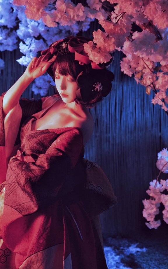 Shika小鹿鹿cos葛饰北斋 | Shika小鹿鹿_FGO·葛饰北斋和服cos [14P-66MB]