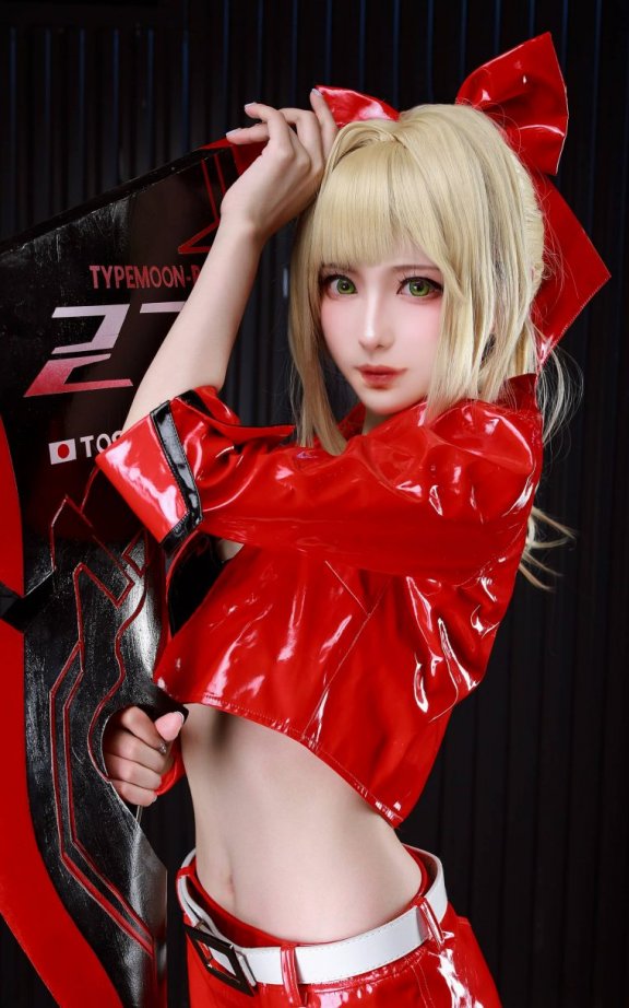 Shika小鹿鹿cos尼禄 | Shika小鹿鹿_FGO·尼禄赛车cos作品 [11P-23MB]