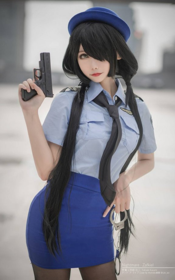 Momoko葵葵cos女警 | momoko葵葵_约会大作战·时崎狂三cos [20P-164MB]