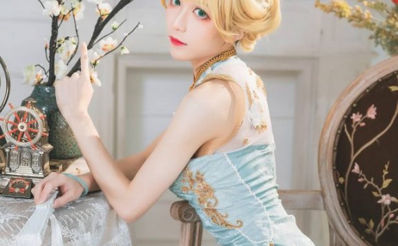 Tomoyo酱·G36旗袍COS:穿越少女前线的古典优雅之美