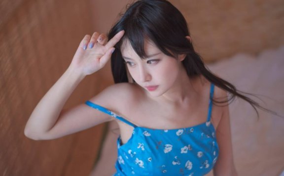 Shika小鹿鹿cos居家少女 | Shika小鹿鹿_居家少女·蓝裙子cos [16P-106MB]