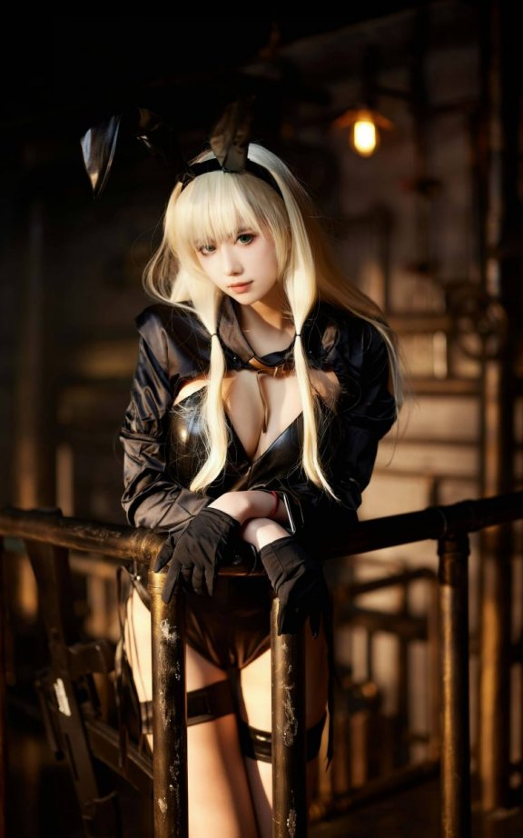 Shika小鹿鹿cos兔女郎 | Shika小鹿鹿_少女前线·AN94兔女郎cos [35P-215MB]